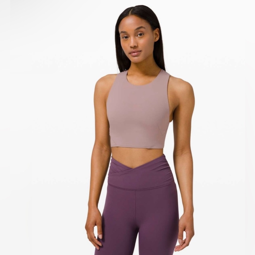Lululemon Athletica  Forward Fold Bra Size 10 Violet Verbena
